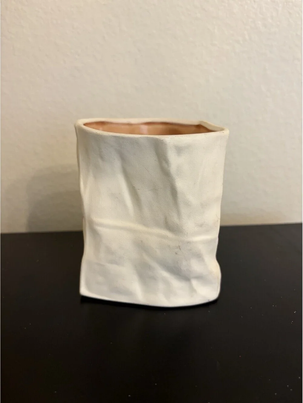 VTG De Grazia, Luminary Candle Holder, 4.5” ceramic Hand Painted